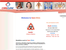 Tablet Screenshot of careclinic.info
